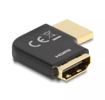 DeLOCK HDMI-adapter isane-emane 90&deg; vasakule nurga all 8K 60 Hz metall