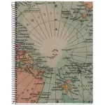 Miquelrius Notepad World Map Design Recycle A4 80 Sheets (Freight Delivery)