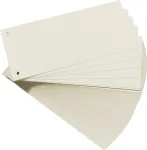 Herlitz 10843654 vaheleht papp valge 100 tk