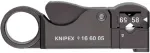 Knipex 16 60 05 KOAX koaksiaalkaabli eemaldaja, sobib koaksiaalkaablile 4&ndash;12 mm RG58, RG59, RG62