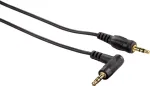 Hama 00080900 helikaabel, 3,5 mm stereo minijack pistik &ndash; pistik, 0,75 m, varjestatud, must