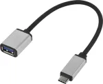 Renkforce RF-4888284 USB-kaabel 0,15 m 3.2 Gen 1 (3.1 Gen 1) USB-C USB-A must &ndash; h&otilde;bedane (RF-4888284)