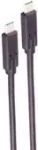 shiverpeaks &reg;-BASIC-S--USB-C &uuml;henduskaabel, USB-kaabel C-t&uuml;&uuml;pi pistik C-t&uuml;&uuml;pi pistikusse, 4.0 Gen 3x2, 240 W, 0,5 m (BS13-63015)