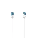 Hama Flexi-&otilde;huke v&otilde;rgukaabel Valge 3 m Cat6a U/UTP (UTP)