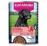 Eukanuba Senior m&auml;rgtoit koertele veiseliha ja k&otilde;rvitsaga, 400 g purk