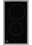Beko HDMC 32400 TX Sisseehitatav keraamiline pliit, 2 tsooni, puutetundlik juhtimine