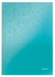 Leitz Notebook WOW A4 jooneliste lehtedega ja k&otilde;vakaanega, 90g/80 lehte, mustriline, sinine, A4, 80 lehte, 80 g/m&sup2;, jooneline paber