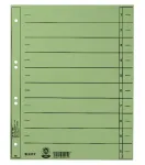 Leitz 16580055 A4 laiad vahelehed, manillakartong 230 g/m&sup2;, t&uuml;hjad sakid, rohelised