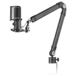 Mars Gaming MMIC-XT, professionaalne k&otilde;rglahutusega 192 kHz 24-bitine stuudiomikrofon, mitmesuunaline hoob, vibratsioonivastane kinnitus, metallv&otilde;rk popfilter, must