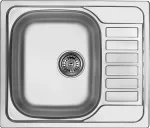 DEANTE ZEO 311A Terasest Valamu 1-kausiga &Auml;ravooluga, Roostevaba Teras AISI 304, Satiinviimistlus, Sissepandav, 780x435 mm