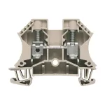 Weidm&uuml;ller WDU 10 l&auml;biviik-klemmliist, kruvi&uuml;hendus, 10 mm&sup2;, 57 A, beež, 50 tk