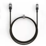 Evelatus USB-C to Lightning kaabel 1,2m 60W MFi sertifitseeritud punutud nailon alumiiniumkorpus must