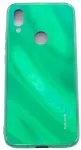 Evelatus Xiaomi Redmi 7 Water Ripple Full Color Electroplating Tempered Glass Case Green