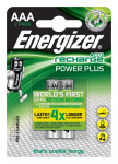 Energizer Recharge Power Plus AAA/HR03 laetavad akud, NiMH, 700 mAh, 1,2 V, 2 tk