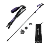 Qunature Nordic Walking Pole Aluminum 110-130 cm 1 Piece - Purple