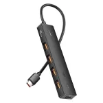 VENTION USB-C to USB 3.2 Gen 2 Hub with 100W PD, 0.15m, Black