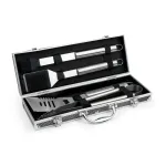 Leopold Vienna 4-osaline BBQ t&ouml;&ouml;riistakomplekt alumiiniumkohvris LV311000