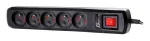 Getfort Surge Protector Power Strip 5A 3m Black