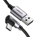 Ugreen 50940 USB-kaabel USB 2.0 5 m USB A USB C Must, H&otilde;bedane