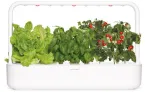 Click & Grow Smart Garden 9 Siseaed &uuml;rtide ja k&ouml;&ouml;giviljade kasvatamiseks LED-kasvuvalgustite, isekastmise ja 9 taimekapsliga, valge
