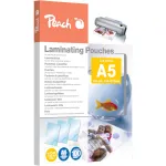 Peach PP525-03 lamineerimistaskud A5, 125 mikronit, l&auml;ikivad, l&auml;bipaistvad, 100 tk