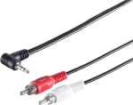 S/CONN maximum connectivity 3,5 mm stereonurk-pistikuga 2 RCA kaabel, 1,5 m 30842