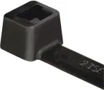 HellermannTyton T50I kaablivits pol&uuml;amiid must 100 tk (111-05260)