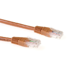 ACT CAT6A U/UTP RJ45 patch-kaabel, 3m, pruun IB4403