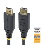 StarTech.com 1.6ft (50cm) Premium Certified High Speed HDMI Kaabel, 4K 60Hz/1440p 144Hz, HDR10/HDCP 2.2/ARC, 18Gbps, UHD HDMI 2.0 Juhe TV/Monitori/Ekraani jaoks, TPE Kest