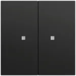 GIRA 517374 nupuklahv, 2-kordne, OneKNX System 70, must (517374)