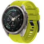 Tech-Protect silikoonist kellarihm Garmin Fenix 5 / 6 / 6 Pro / 7 / 8 / 8 Pro / E / 9 / 9 Pro 51 mm jaoks, Volt Lime