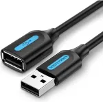 USB 2.0 isane-emane pikenduskaabel Vention CBIBG 1,5 m &mdash; must
