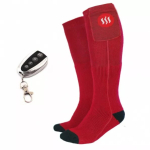 Glovii GQ3M soojendusega sokid kaugjuhtimispuldiga, unisex, suurus M (35-40), punased