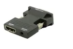 Microconnect HDMIVGAAUDIOB kaabli soovahetaja VGA (D-Sub) HDMI + Audio Must