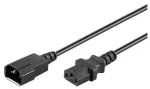 Pikendusjuhe Microconnect PE040670 7 m 1 vahelduvvoolupesa Must