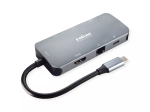 ROLINE USB USB-C Hub 12.02.1121 HDMI RJ-45 USB 3.2 Gen 2 Hall