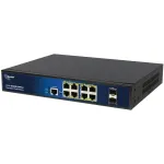 Hallatav 10-pordine PoE-l&uuml;liti ALLNET ALL-SG8610PMJ 8 PoE+-pordi ja 2 &uuml;leslingipordiga