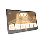 AOC 16T3EA kaasaskantav teler/monitor Must 39,6 cm (15,6 tolli) 1920 x 1080 pikslit