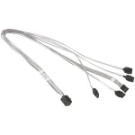 Supermicro - SATA- / SAS-kaabel - Mini SAS HD (SFF-8643) SATA-le - 50/50/60/70 cm - A+ Server 1013, SuperServer 5018, 5019, 5019S, SuperStorage Server 5019D8 jaoks