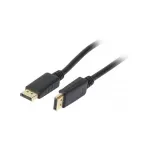 kaabel Video DisplayPort 1.2, ST/ST, 1,5m, Ultra HD 4k*2k 3840*2160@60hz 4:4:4, 8 Bit, CCS, Synergy 21 (S215439V2)