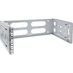 Seinale paigaldatav riiul InLine 19 tolli 4U 24-40cm s&uuml;gavusega hall