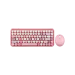 Perixx PERIDUO-713 Pink DE juhtmevaba klaviatuur, hiirekomplekt saksa, QWERTZ Roosa, roosa (11713)