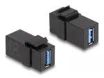 DeLOCK Keystone-moodul USB 3.0 A-pesa - A-pesa must 1:1