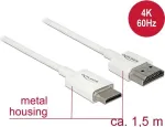 HDMI-kaabel DeLOCK 85143 1,5 m HDMI t&uuml;&uuml;p A t&uuml;&uuml;p C valge