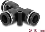 DeLOCK 60750 pneumaatiline T-liitmik 10 mm kahe kinnitusavaga