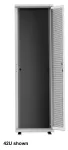 Intellinet 715478 Basic 19-tolline v&otilde;rgukapp, eraldiseisev, 42U, 600x1000 mm (L x S), k&otilde;rgus 2033 mm, kuni 600 kg, lukustatav, reguleeritavad jalad, flatpack, hall RAL 7035