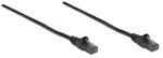 Intellinet Network patch-kaabel, Cat6, 10m, must, CCA, U/UTP, PVC, RJ45, kullatud kontaktid, takerdumisvaba, kaitsmega, eluaegne garantii
