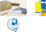 Isekleepuv silt HERMA 4561 Ristk&uuml;lik Kollane 80 tk