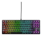 CHERRY XTRFY K4V2 TKL (80%) klaviatuur, RGB, USB, AZERTY prantsuse, must