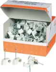 OBO Bettermann ISO-naelaklambrite komplekt L&auml;bim&otilde;&otilde;t: 10&ndash;14 mm Hall Sisu: 100 tk (2228858)
